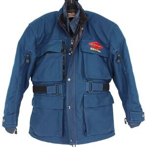 Motoport Ultra GTX Custom Blue Armored Motorcycle Jacket Unisex XXS Waterproof